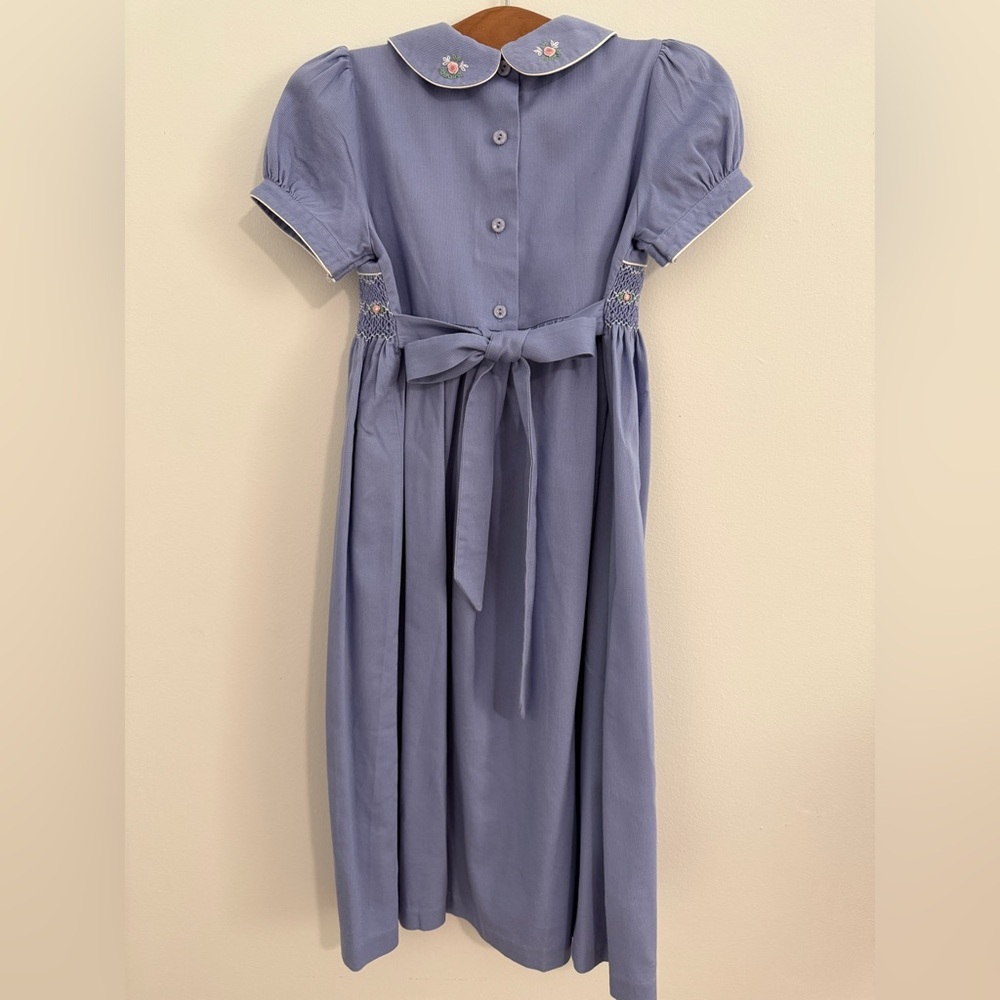 Laura Ashley Elegant Lavender Kids Dress - Picture 2 of 9